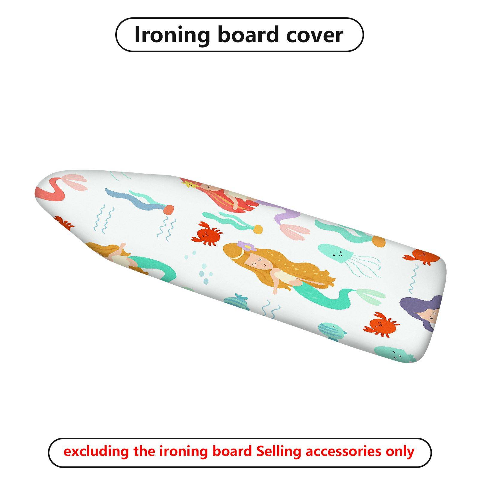 1-Piece Ocean  Ironing Board Cover, Universal Size, Without Board