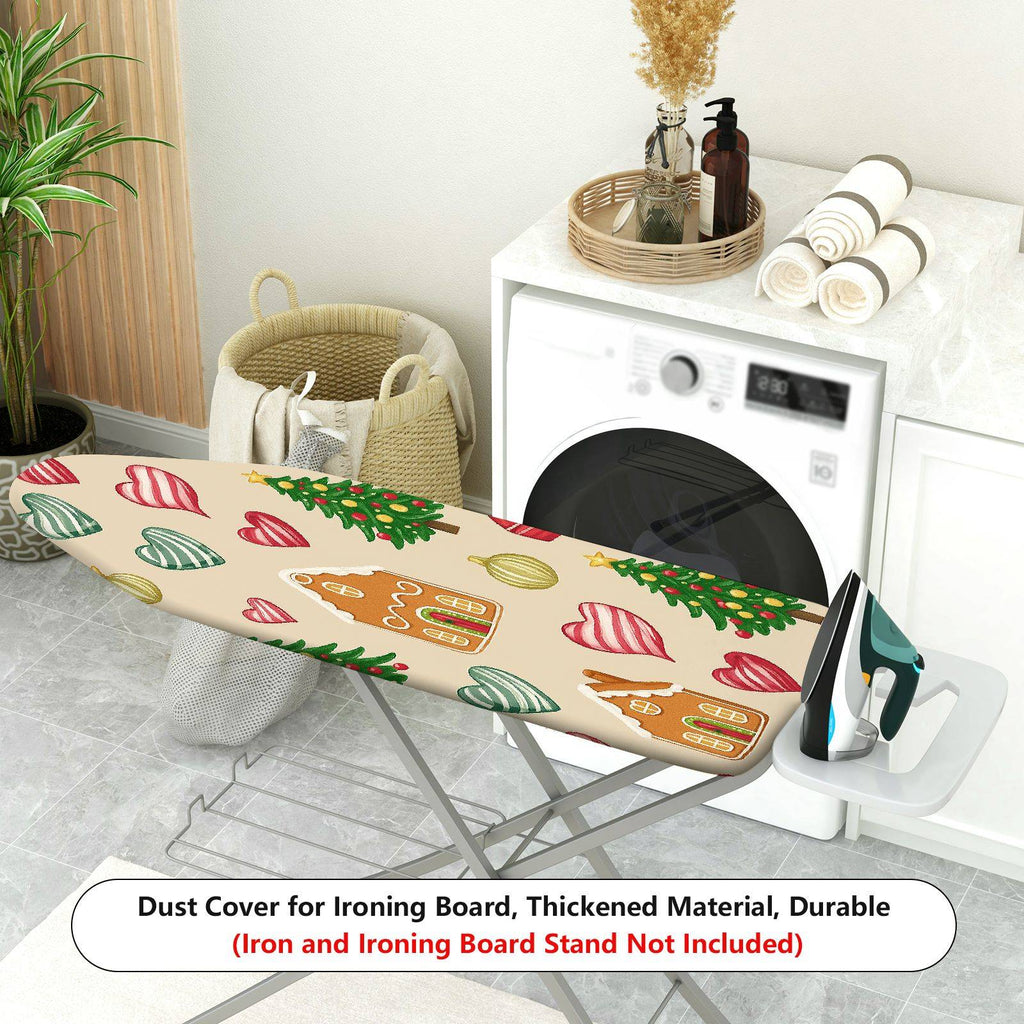 1-Piece Christmas Heart Tree  Ironing Board Cover, Universal Size, Without Board