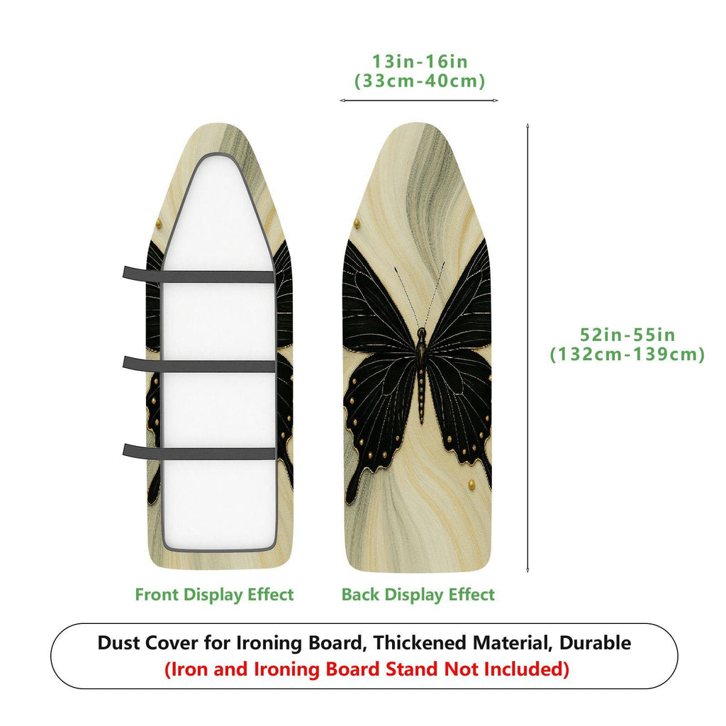 1-Piece Butterfly Elegant Abstract  Ironing Board Cover, Universal Size, Without Board