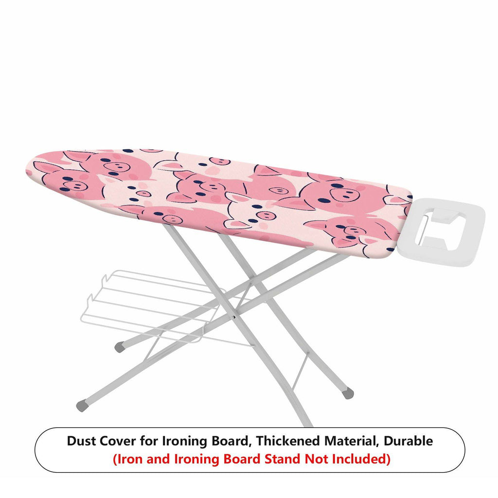 1-Piece Cute Pink Pig  Animal Pattern  Ironing Board Cover, Universal Size, Without Board