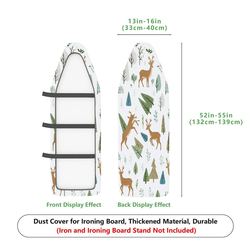 1-Piece Forest Animal Nature  Ironing Board Cover, Universal Size, Without Board