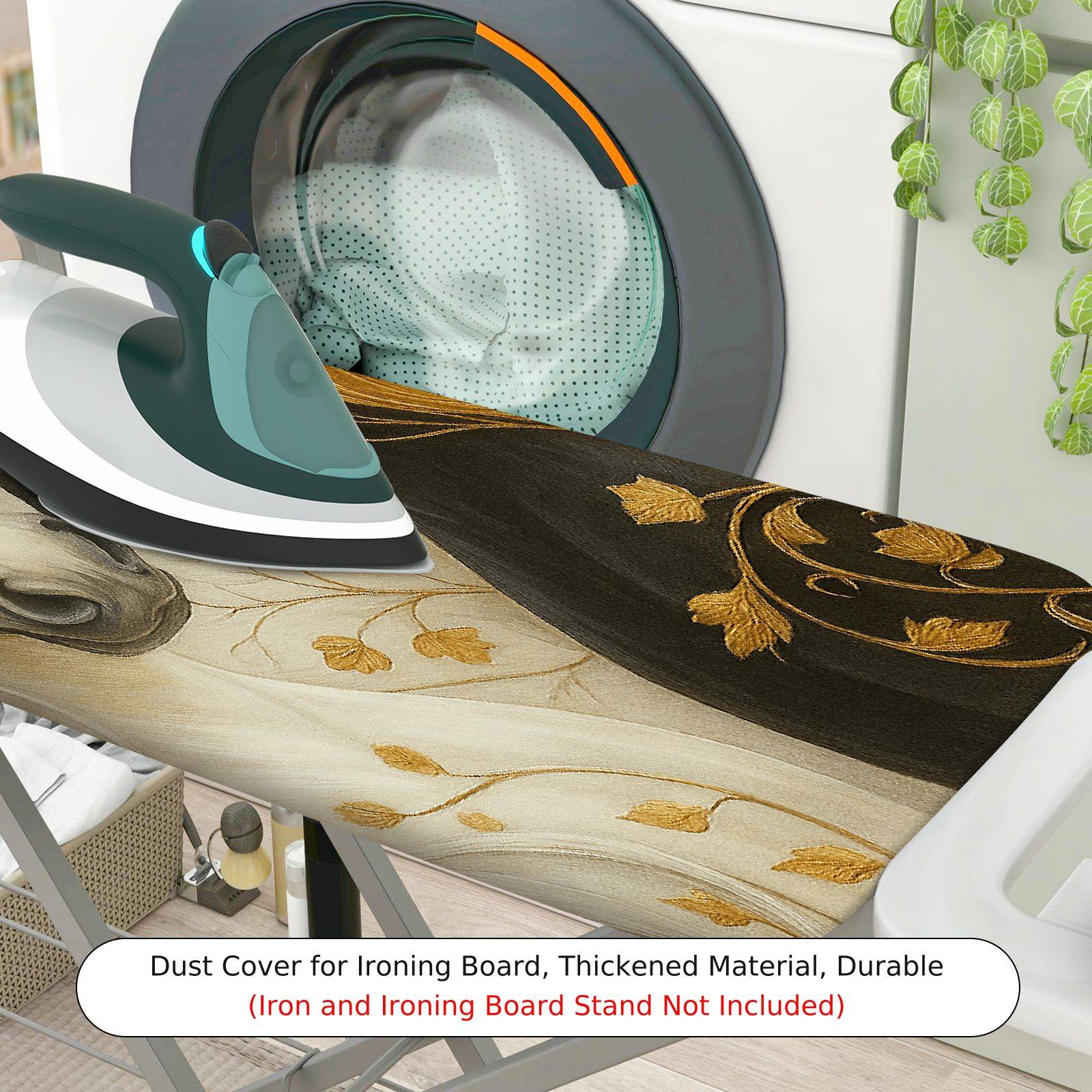 1-Piece Horse Animal Art  Ironing Board Cover, Universal Size, Without Board