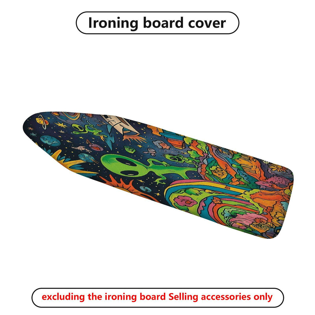 1-Piece Alien Galaxy Space  Ironing Board Cover, Universal Size, Without Board