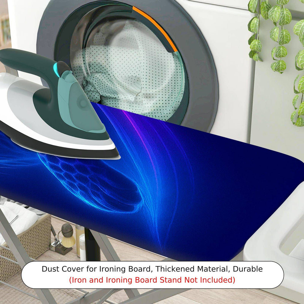 1-Piece Cosmic Ocean Creature Fantasy  Ironing Board Cover, Universal Size, Without Board