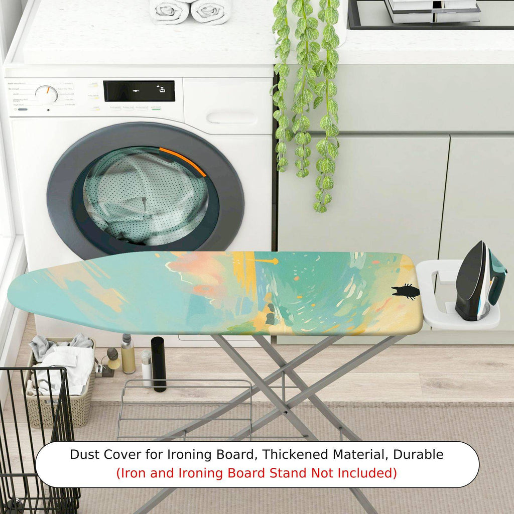 1-Piece Abstract Colorful Artistic  Ironing Board Cover, Universal Size, Without Board
