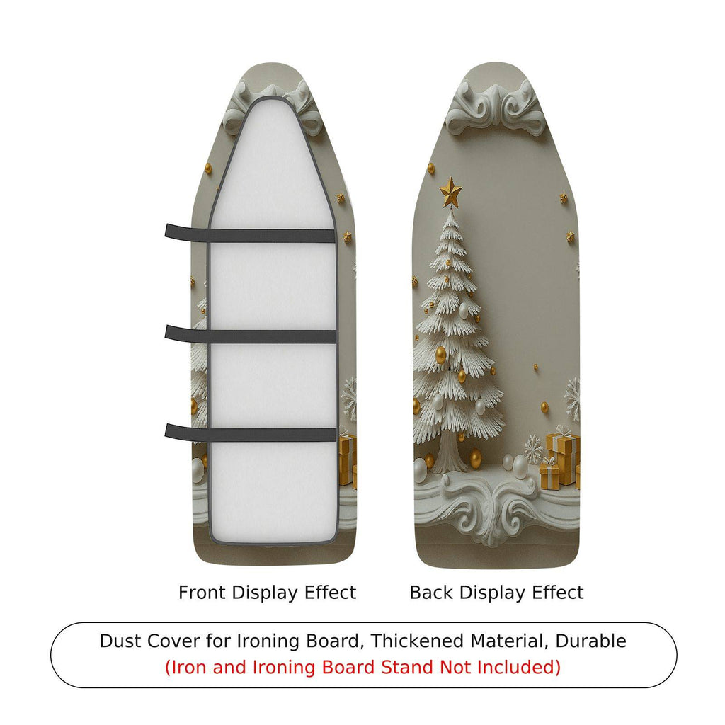 1-Piece Christmas Tree Snowflake Gift  Ironing Board Cover, Universal Size, Without Board