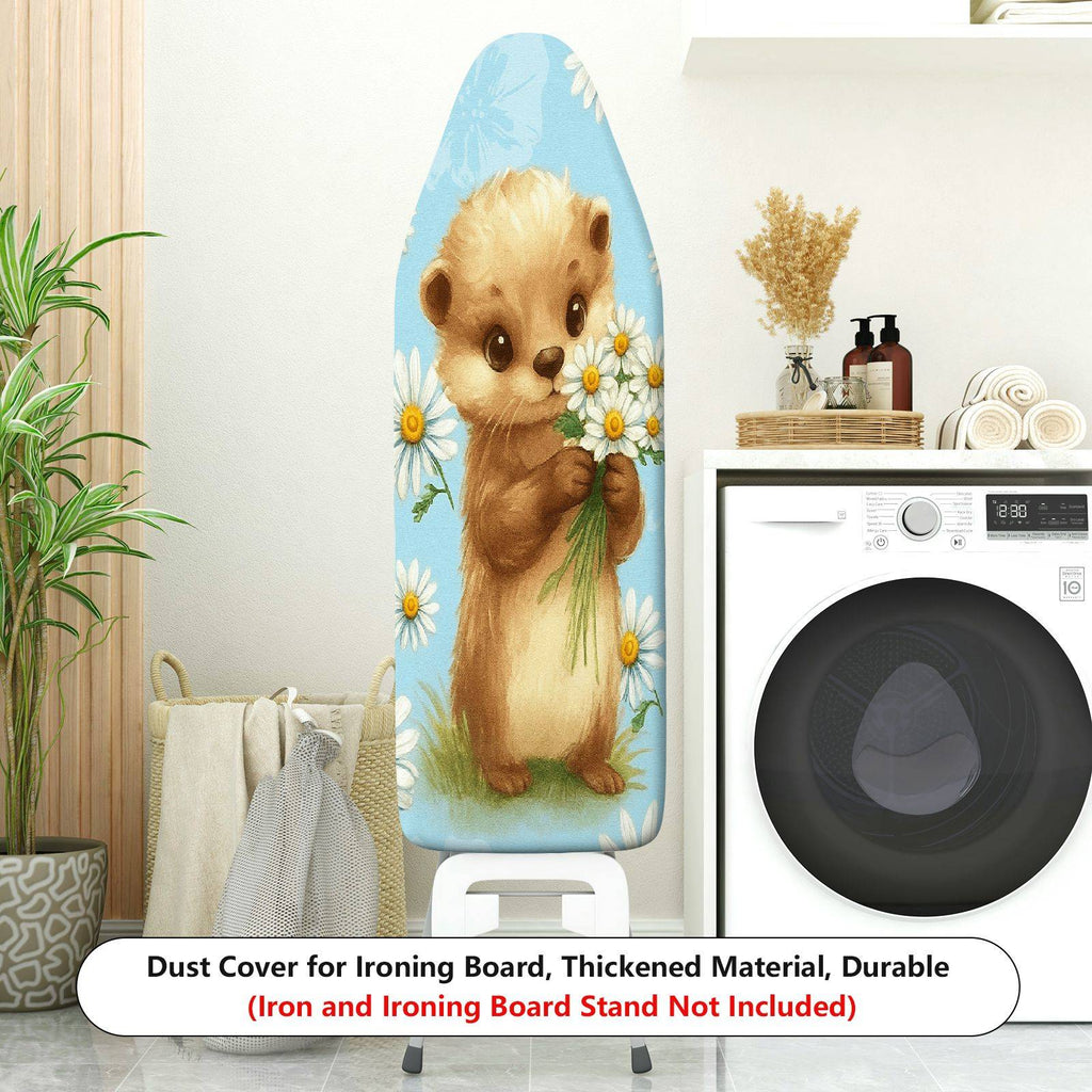 1-Piece Cute Flower Animal  Ironing Board Cover, Universal Size, Without Board