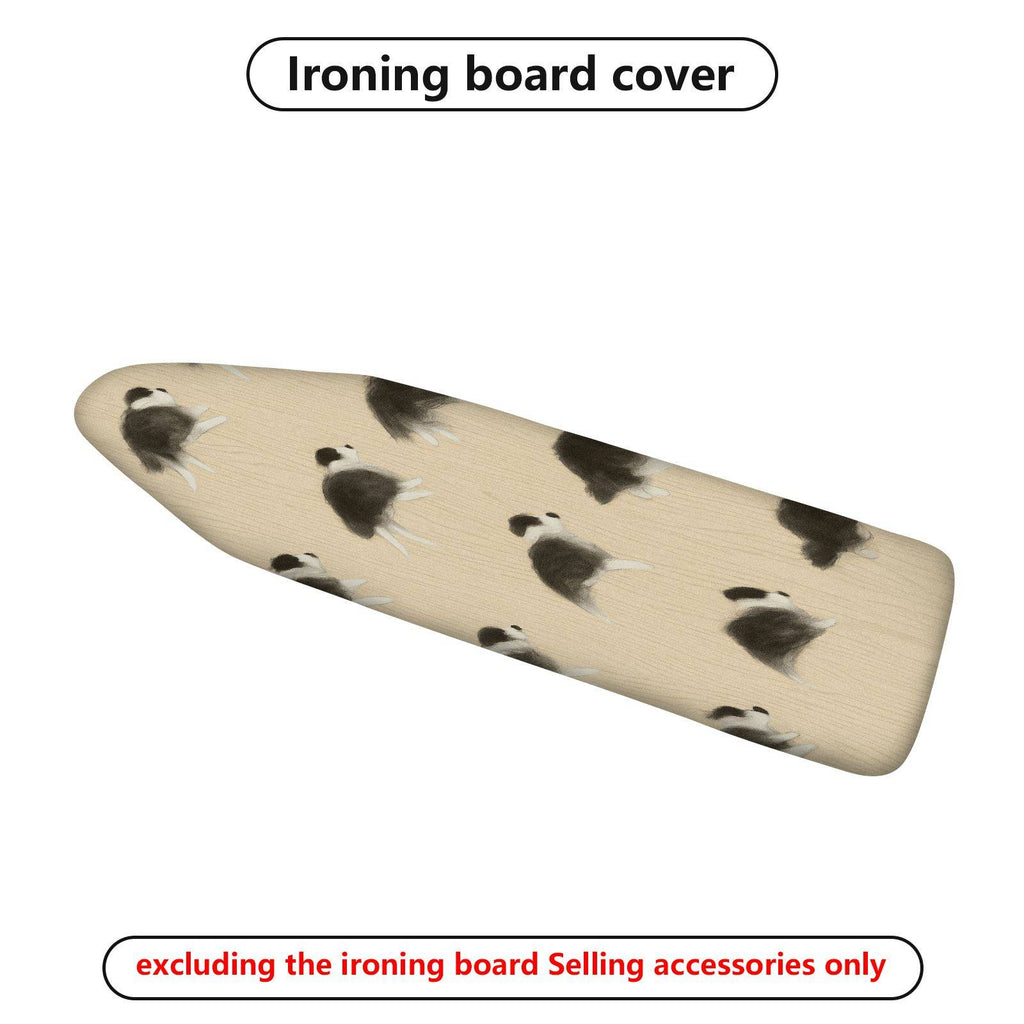 1-Piece Dog Pattern Beige Cute  Ironing Board Cover, Universal Size, Without Board