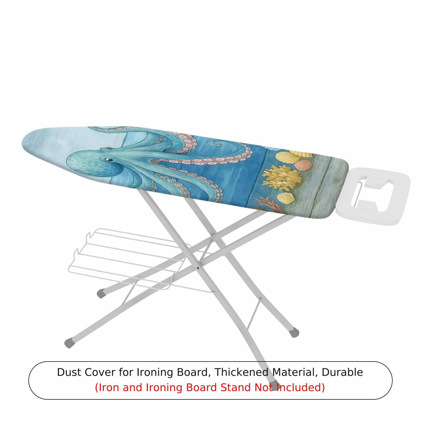 1-Piece Ocean Octopus Underwater  Ironing Board Cover, Universal Size, Without Board