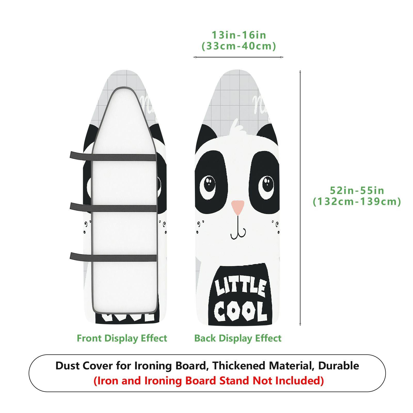 1-Piece Panda  Animal  Ironing Board Cover, Universal Size, Without Board