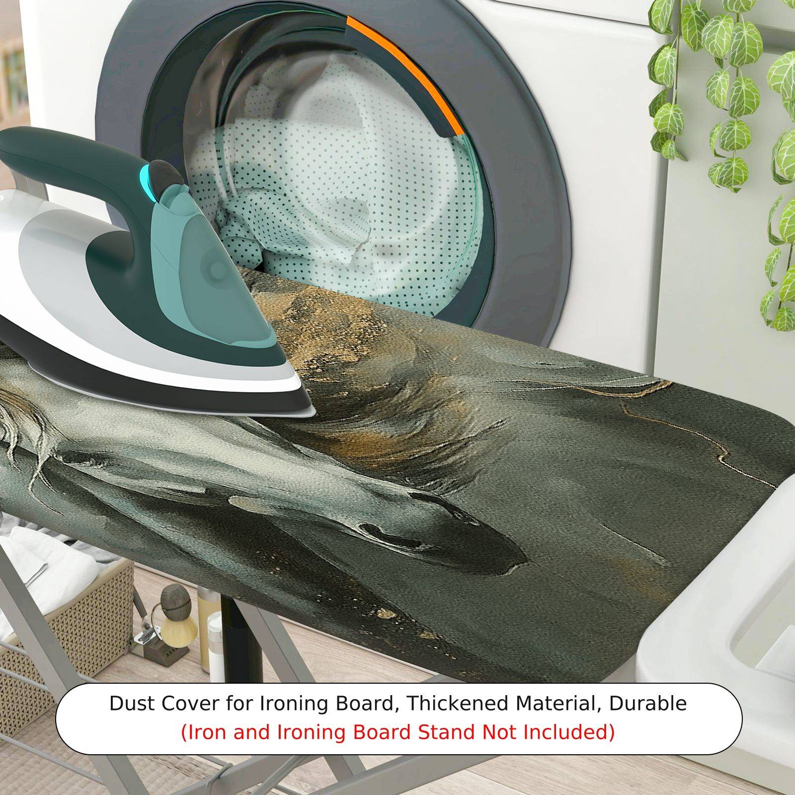 1-Piece Horse Art Animal Decorative  Ironing Board Cover, Universal Size, Without Board