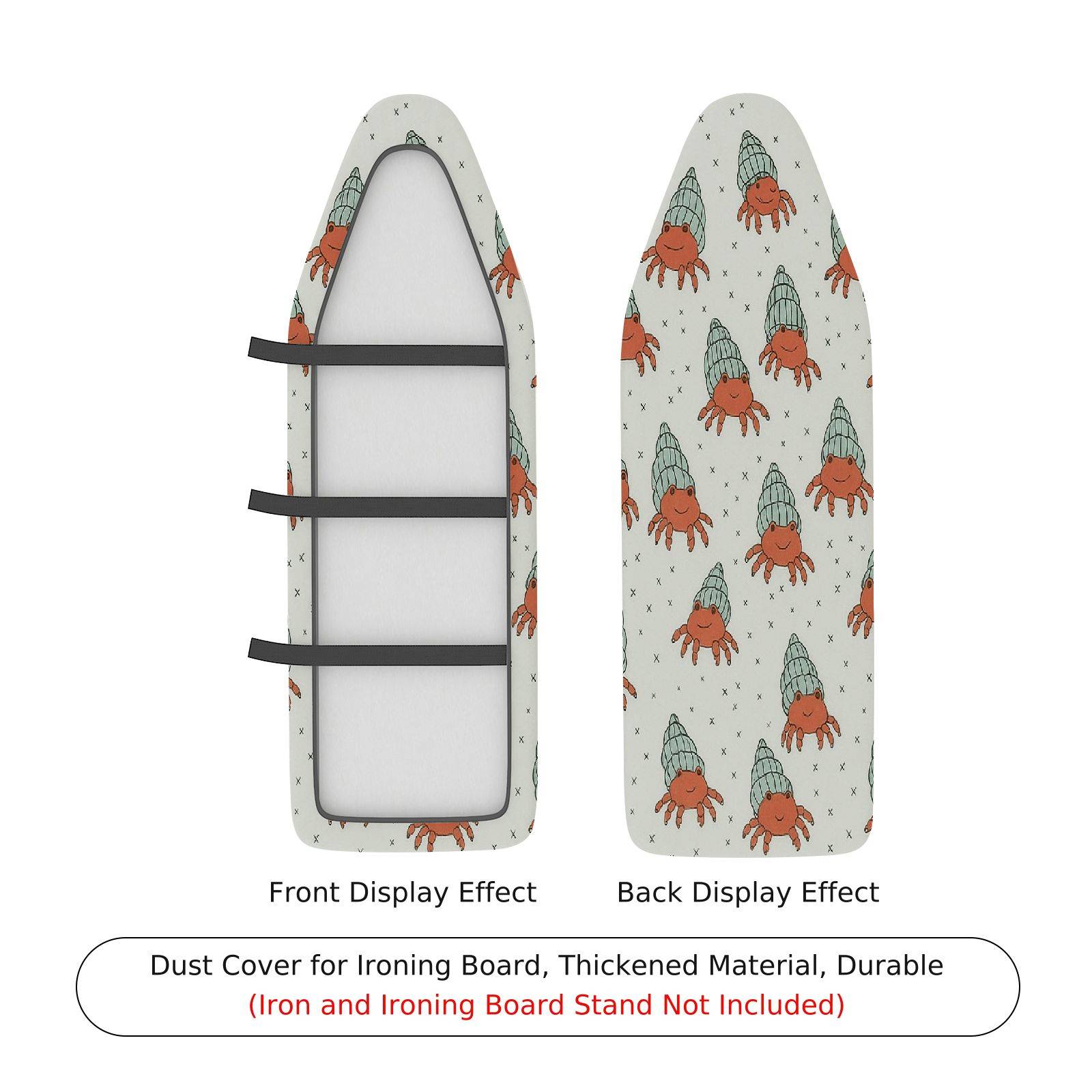 1-Piece Animal Crab  Ironing Board Cover, Universal Size, Without Board