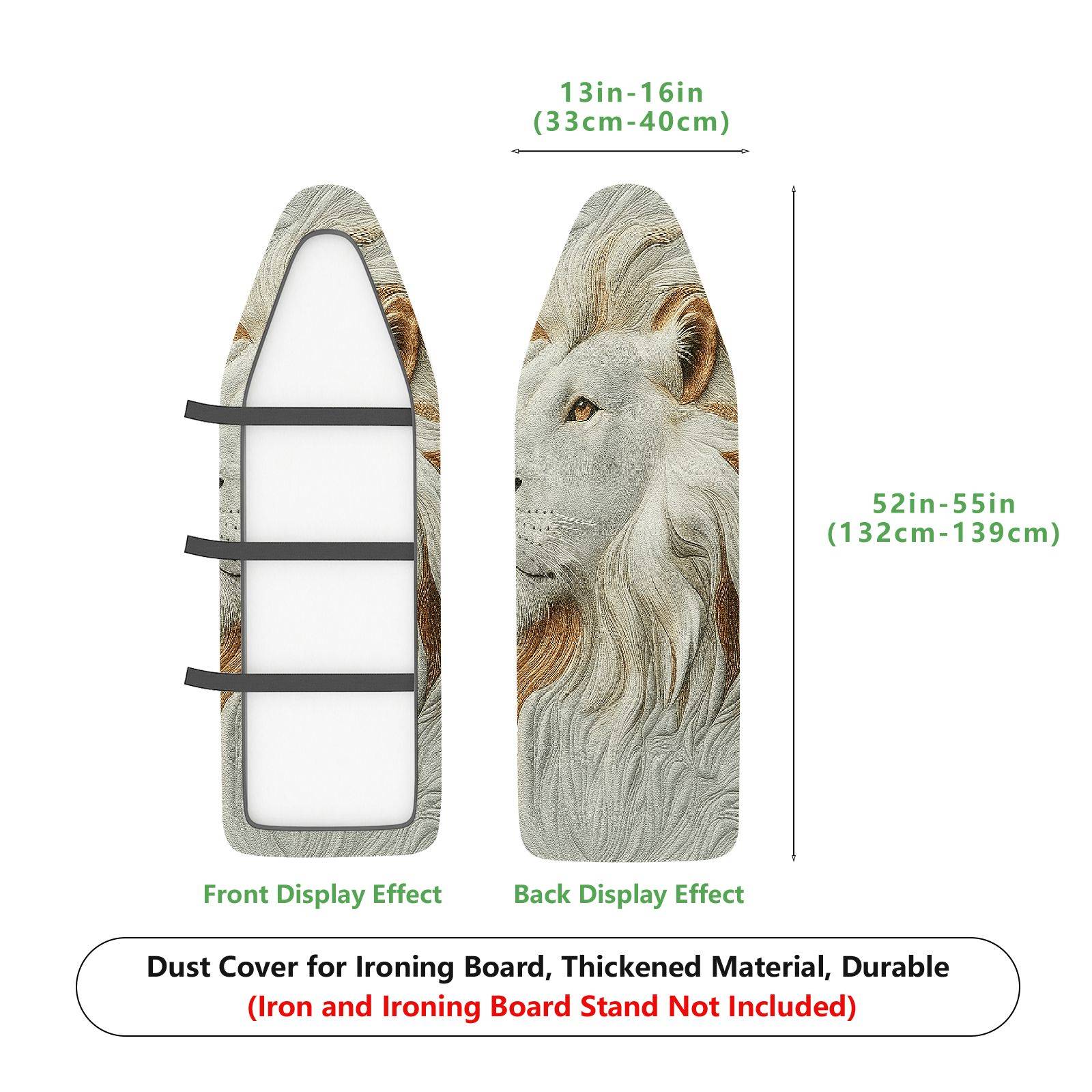 1-Piece Lion Wildlife Animal  Ironing Board Cover, Universal Size, Without Board