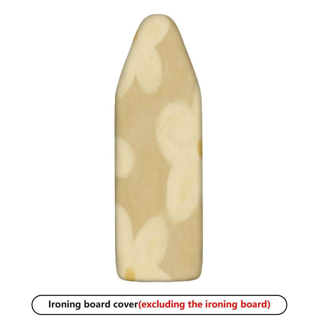 1-Piece Beige Flower Universal  Ironing Board Cover, Universal Size, Without Board
