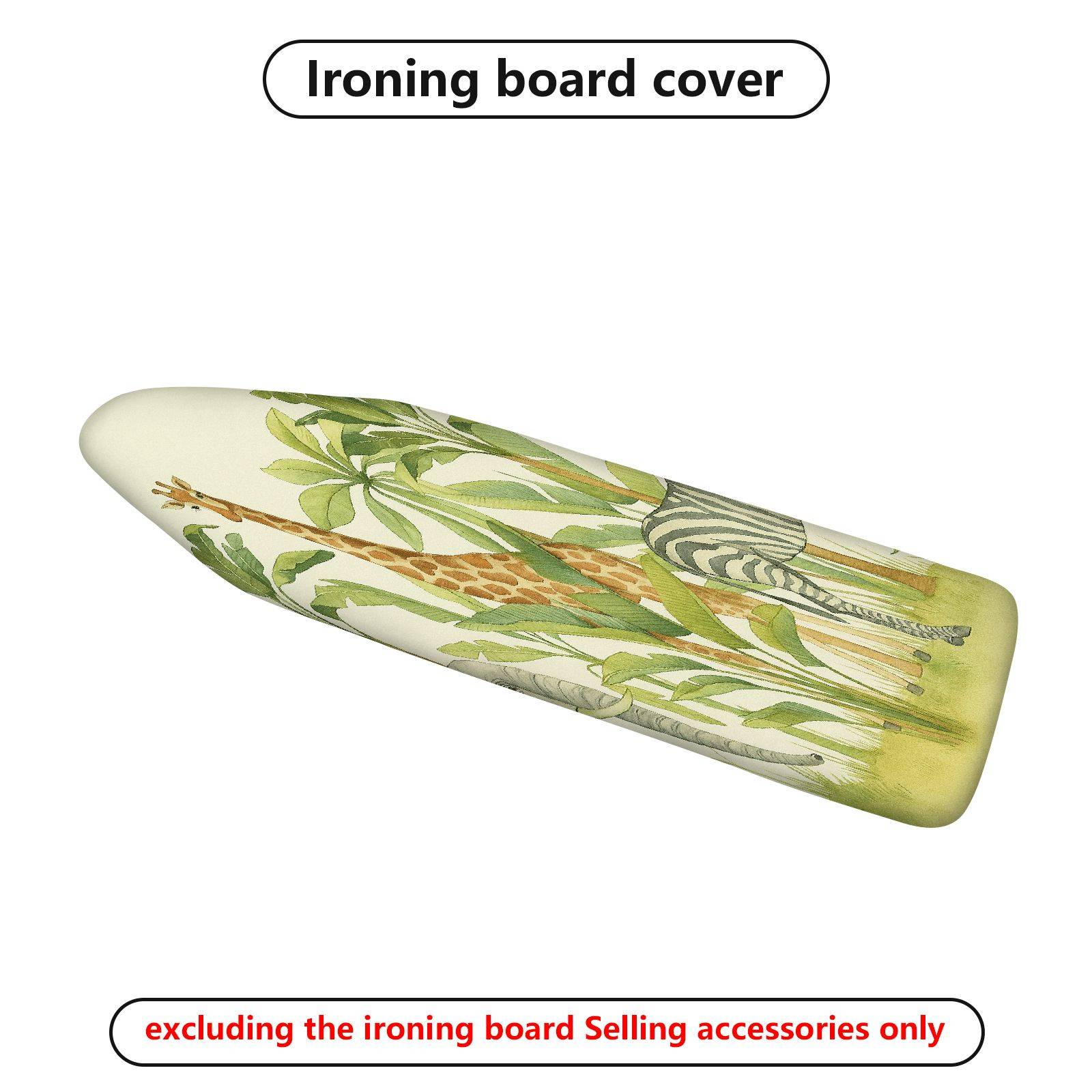 1-Piece Jungle Safari Animal  Ironing Board Cover, Universal Size, Without Board