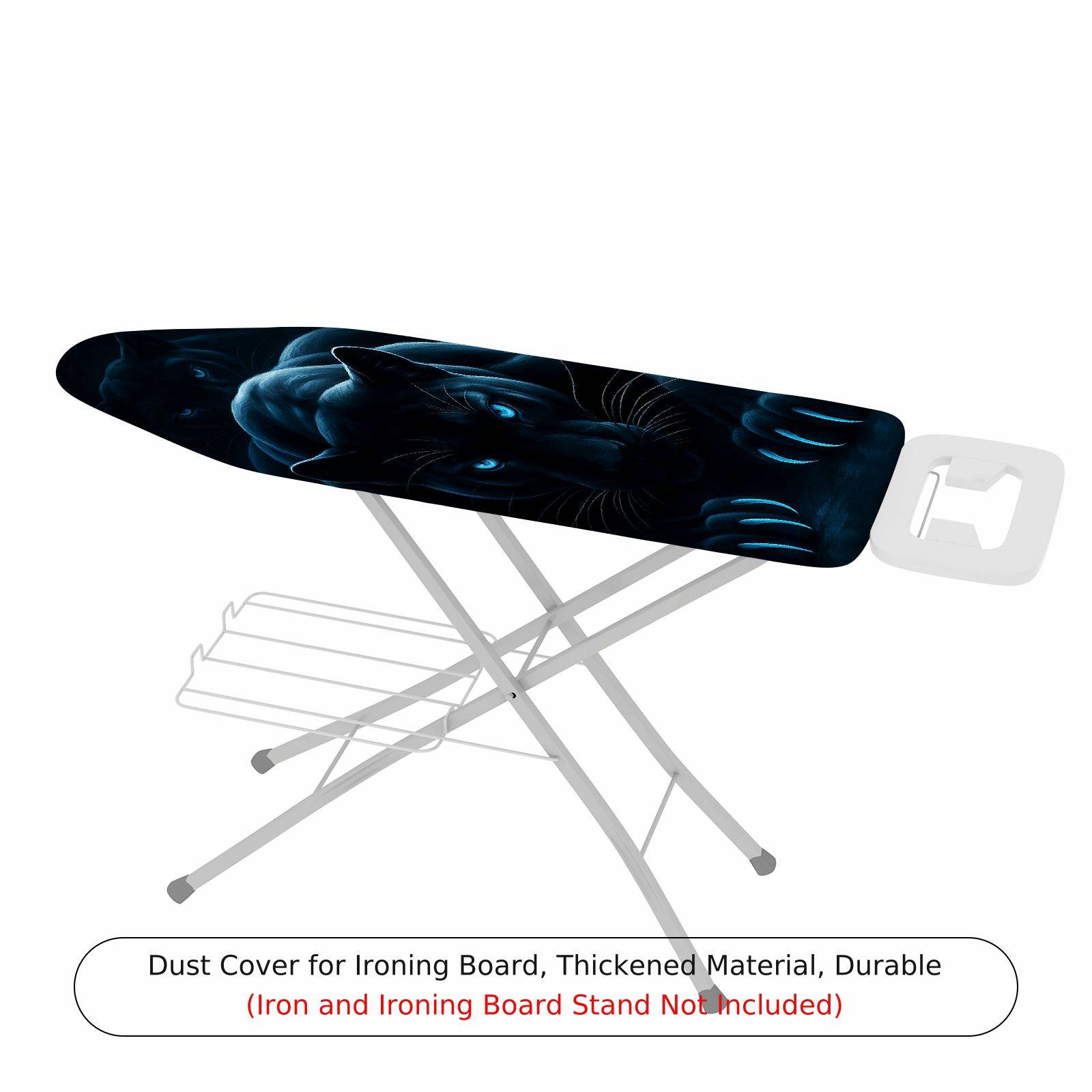 1-Piece Black Panther Animal Dark  Ironing Board Cover, Universal Size, Without Board