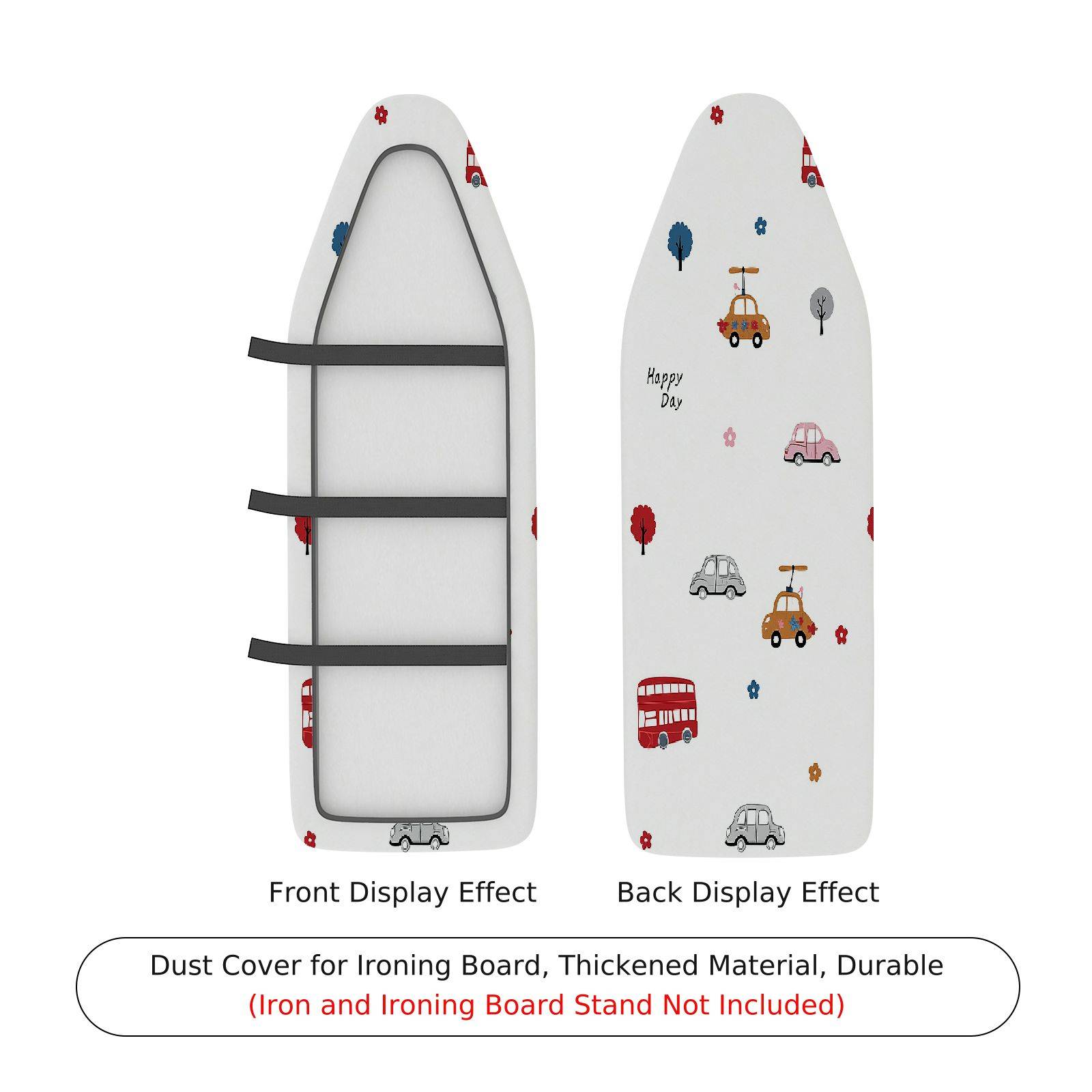1-Piece Animal Car  Ironing Board Cover, Universal Size, Without Board