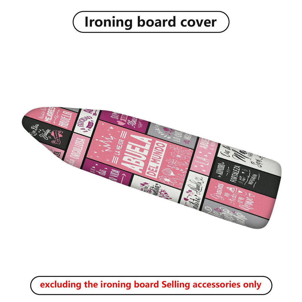 1-Piece Grandmother Quote Inspirational Pink  Ironing Board Cover, Universal Size, Without Board