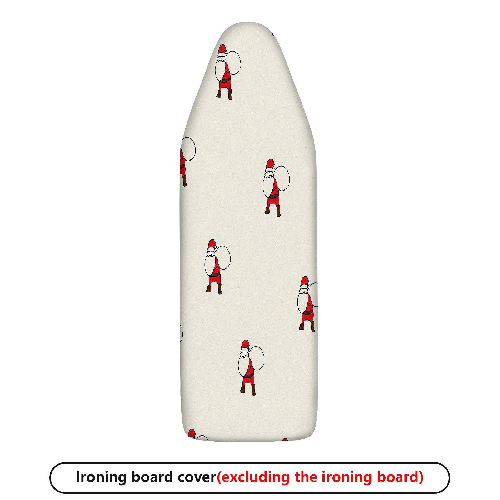 1-Piece Santa Christmas Red  Ironing Board Cover, Universal Size, Without Board