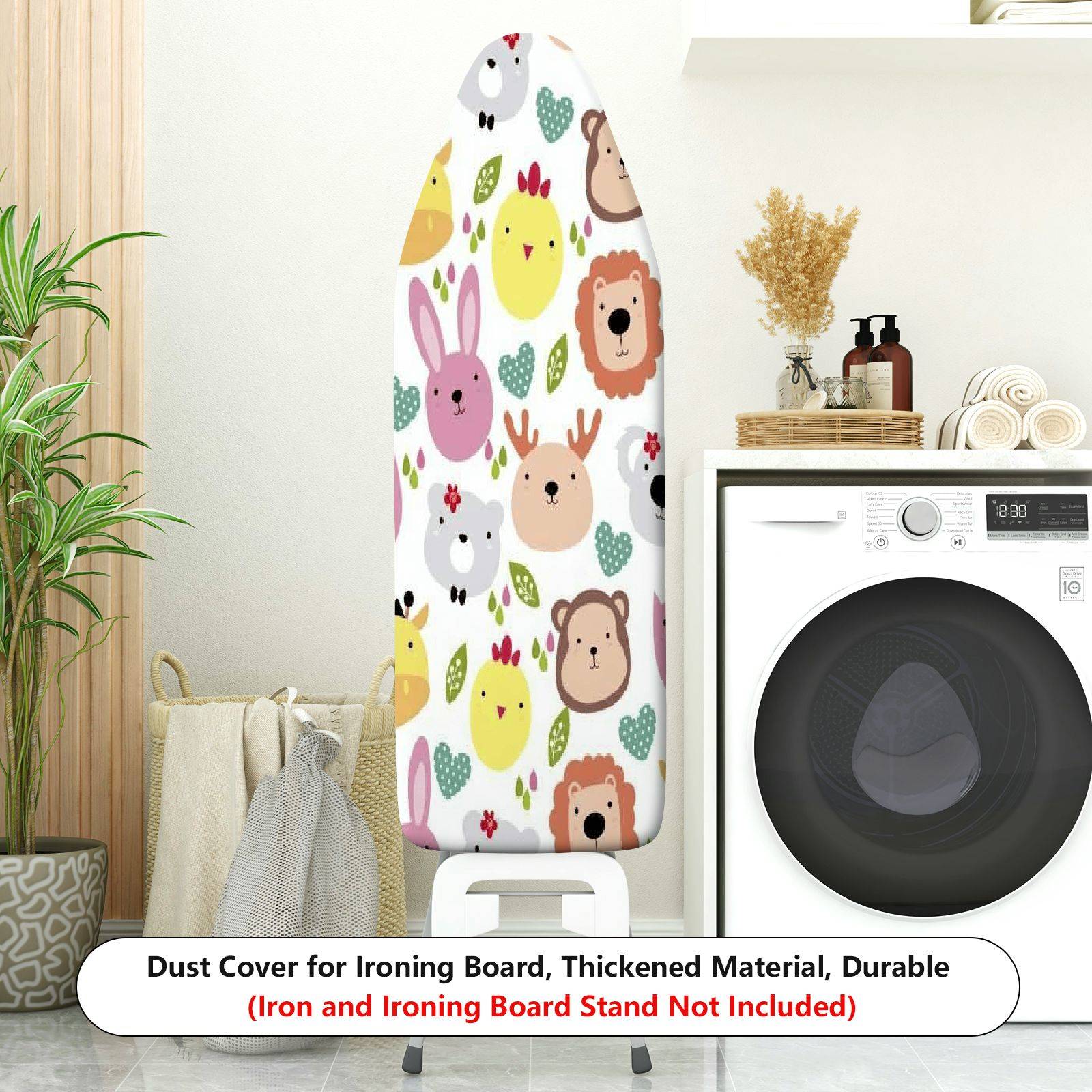 1-Piece Animal  Colorful  Ironing Board Cover, Universal Size, Without Board