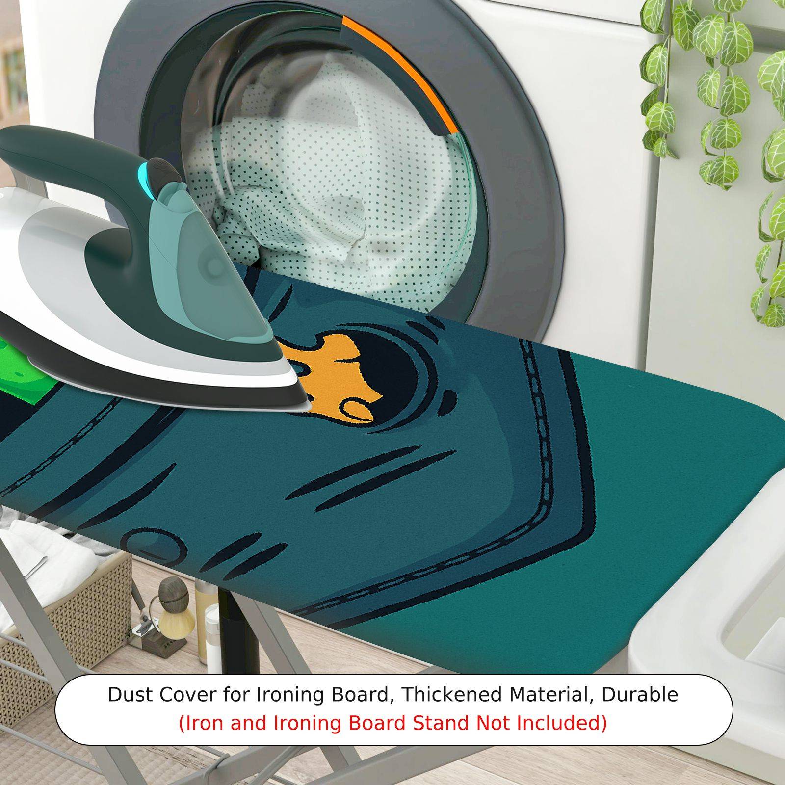 1-Piece Alien  Pocket  Ironing Board Cover, Universal Size, Without Board