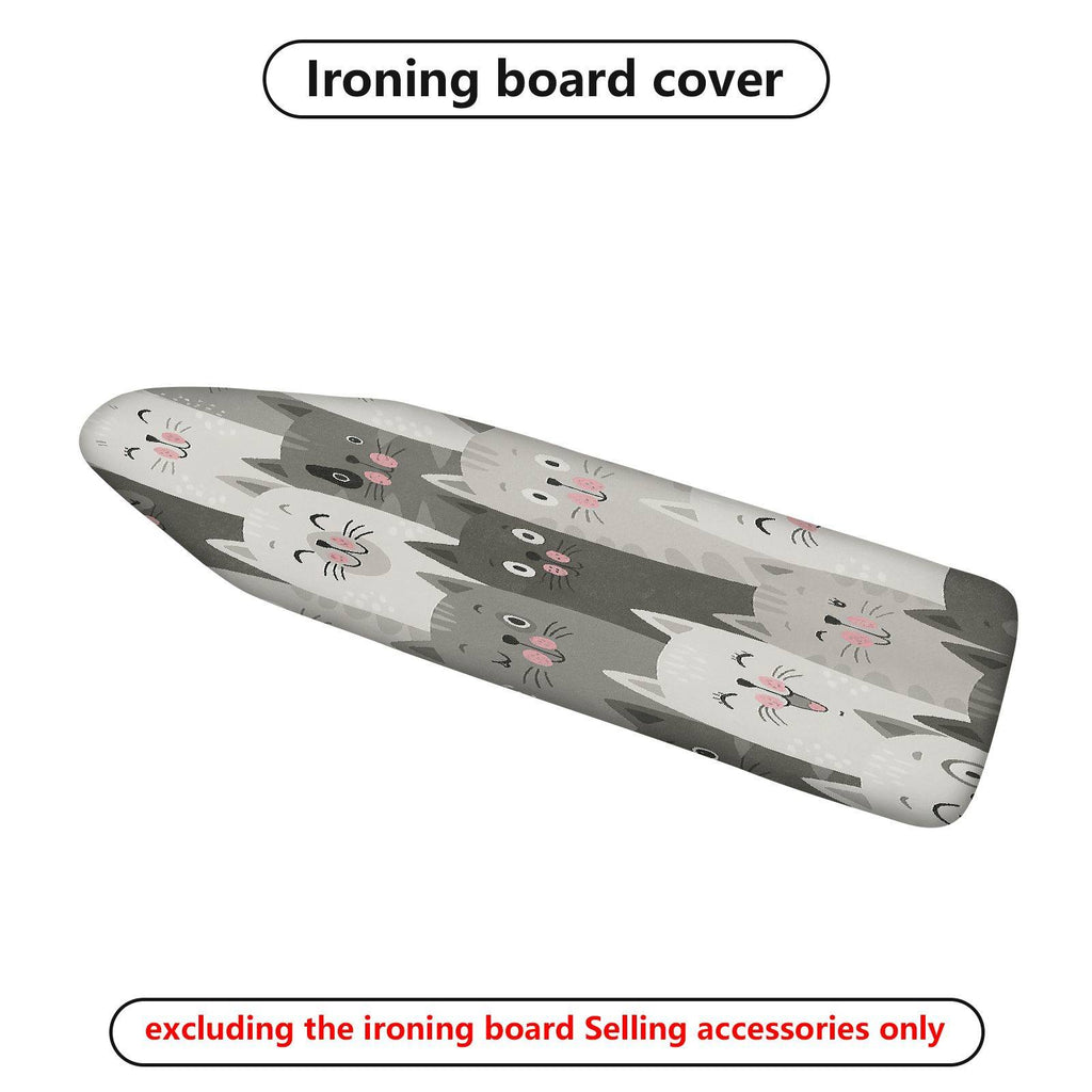 1-Piece Cat Pattern Animal Cute  Ironing Board Cover, Universal Size, Without Board