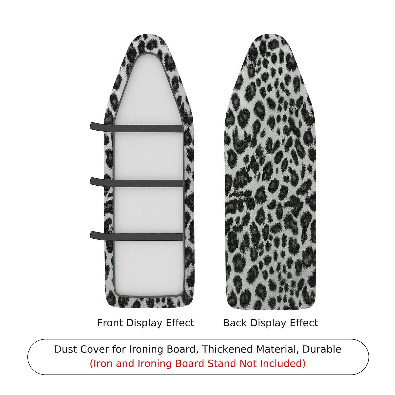 1-Piece Leopard Print Animal Pattern Stylish  Ironing Board Cover, Universal Size, Without Board