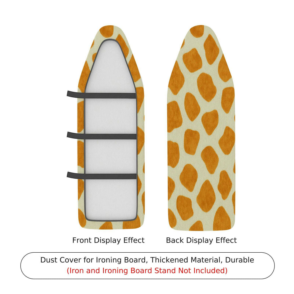 1-Piece Giraffe Pattern Animal Print Yellow  Ironing Board Cover, Universal Size, Without Board