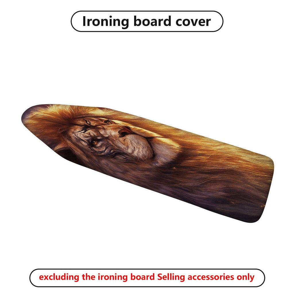 1-Piece Lion Animal King  Ironing Board Cover, Universal Size, Without Board