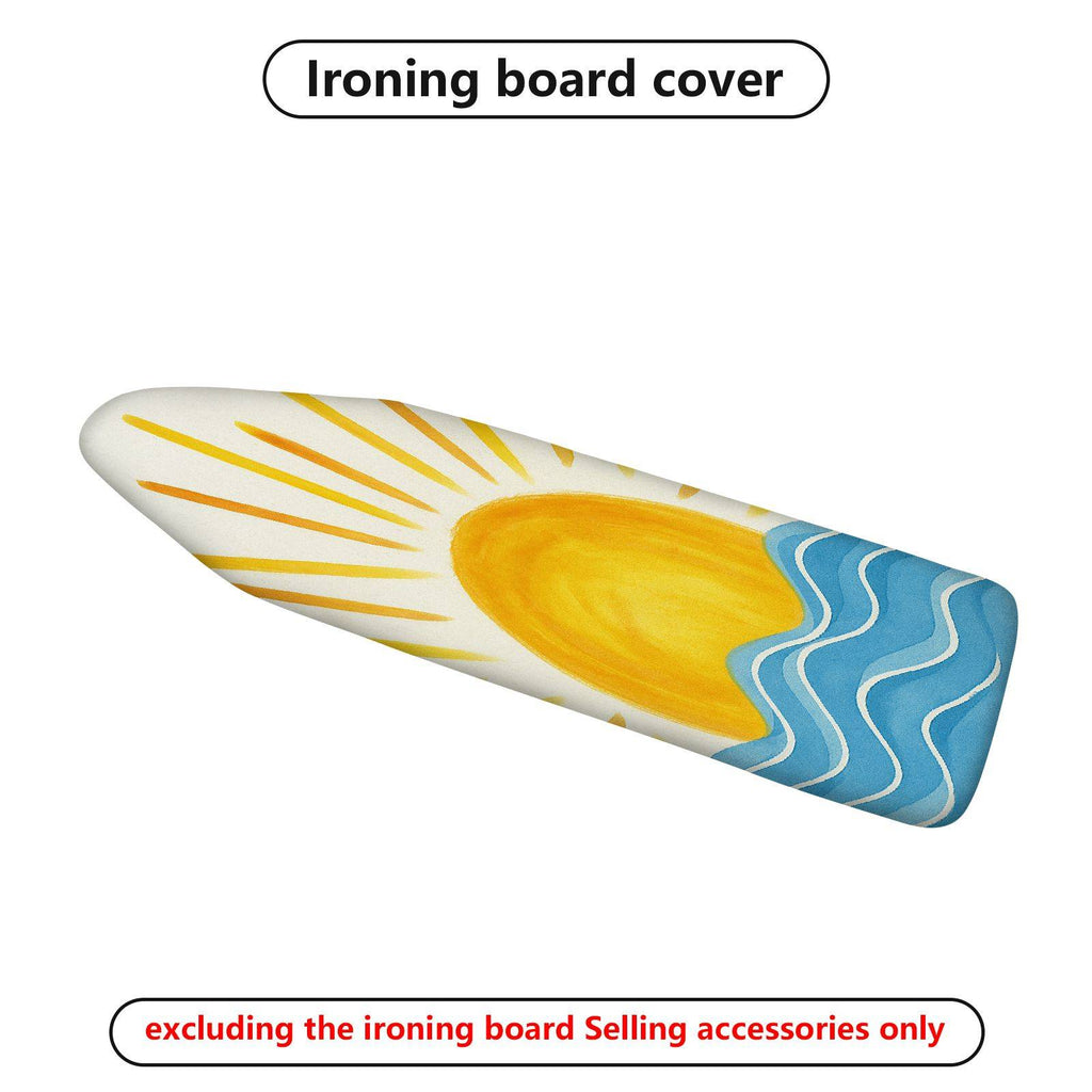 1-Piece Sunshine Ocean Waves  Ironing Board Cover, Universal Size, Without Board