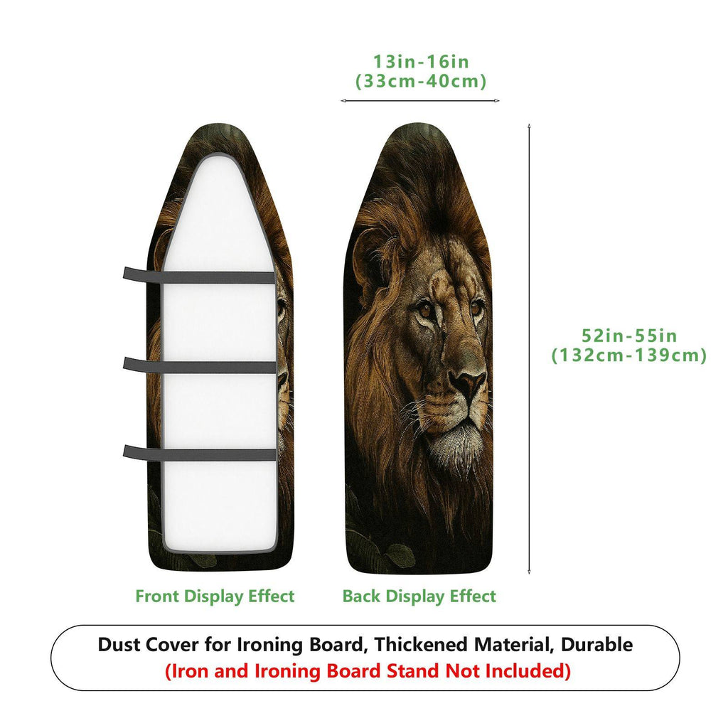 1-Piece Animal Lion Art  Ironing Board Cover, Universal Size, Without Board