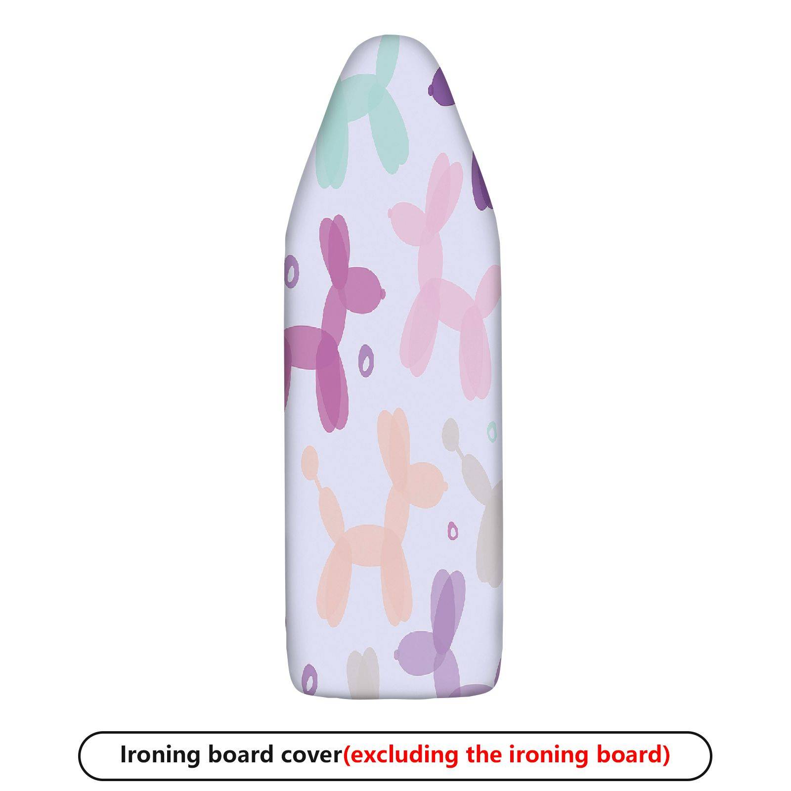 1-Piece Balloon Animal Pattern Multicolor Fun  Ironing Board Cover, Universal Size, Without Board