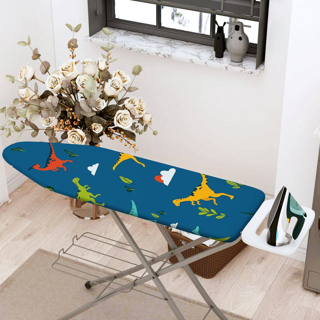 1-Piece Dinosaur Blue  Animal  Ironing Board Cover, Universal Size, Without Board