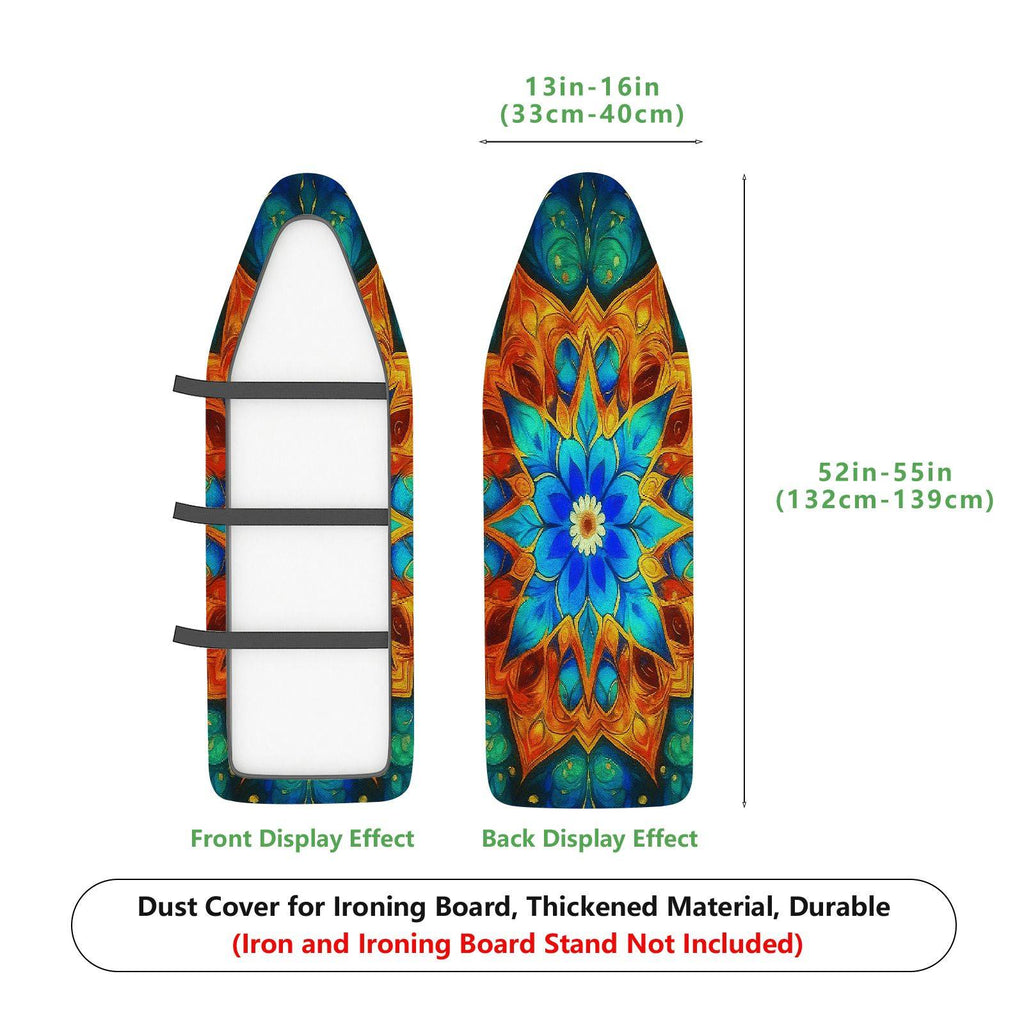 1-Piece Floral Abstract Bohemian  Ironing Board Cover, Universal Size, Without Board