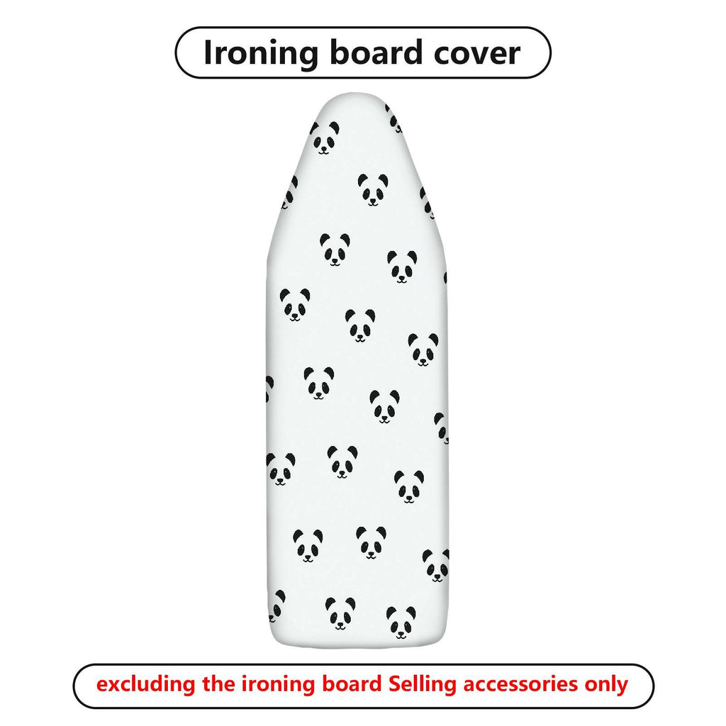 1-Piece Black Panda Pattern  Animal  Ironing Board Cover, Universal Size, Without Board