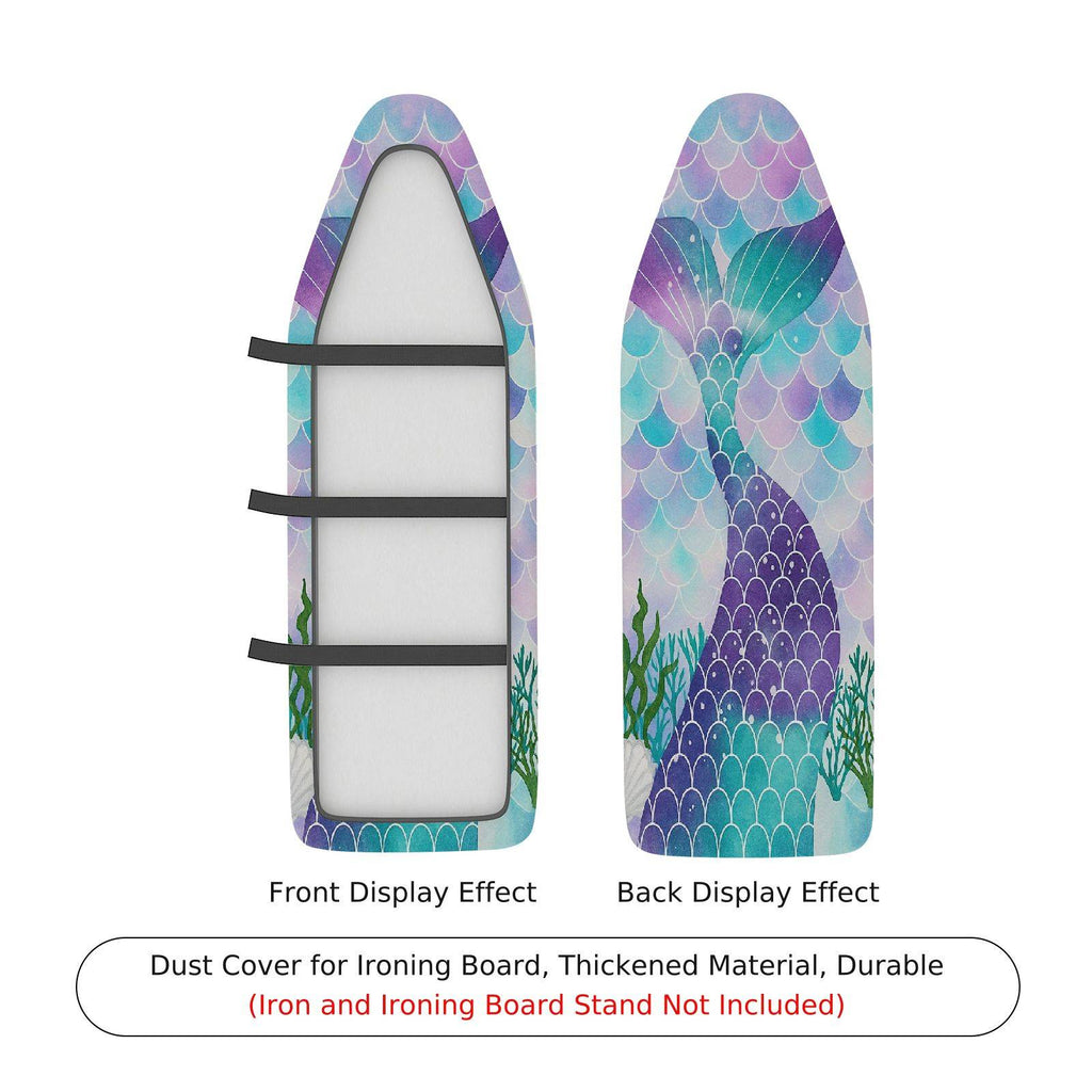 1-Piece Fish Scale Ocean  Ironing Board Cover, Universal Size, Without Board