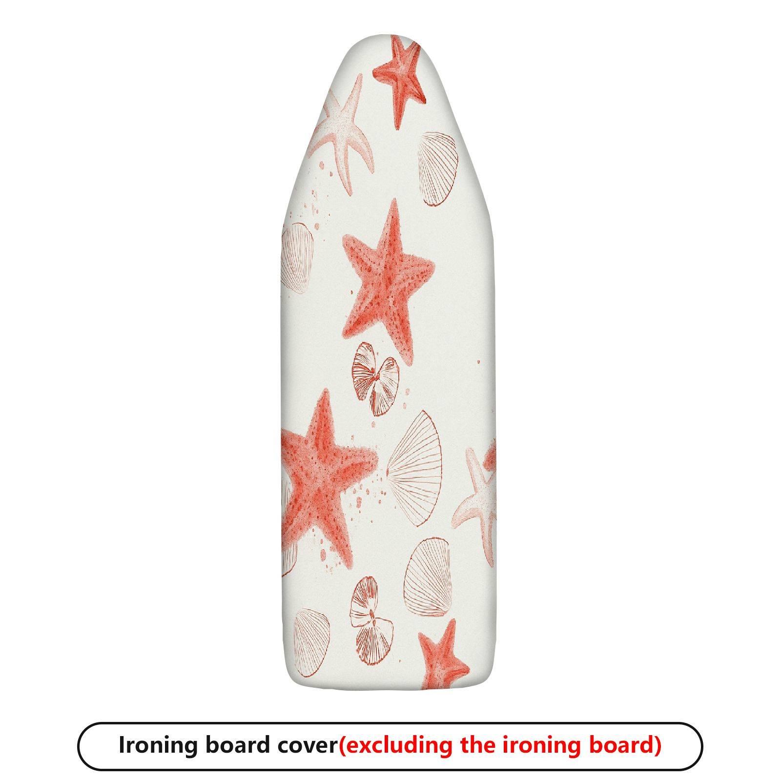 1-Piece Starfish Shell Ocean  Ironing Board Cover, Universal Size, Without Board