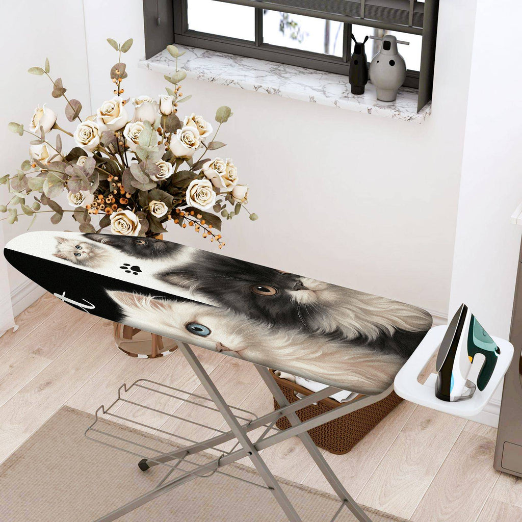 1-Piece Cat Cute Animal  Ironing Board Cover, Universal Size, Without Board