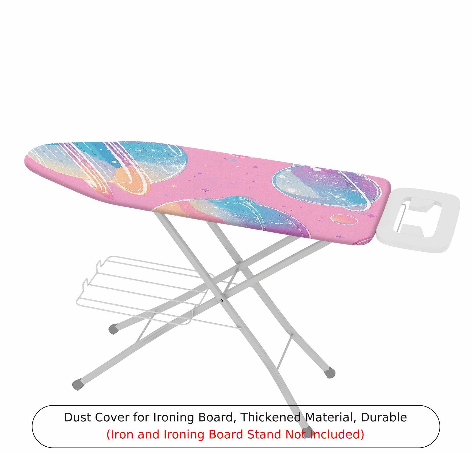 1-Piece Pink Galaxy Stars  Ironing Board Cover, Universal Size, Without Board