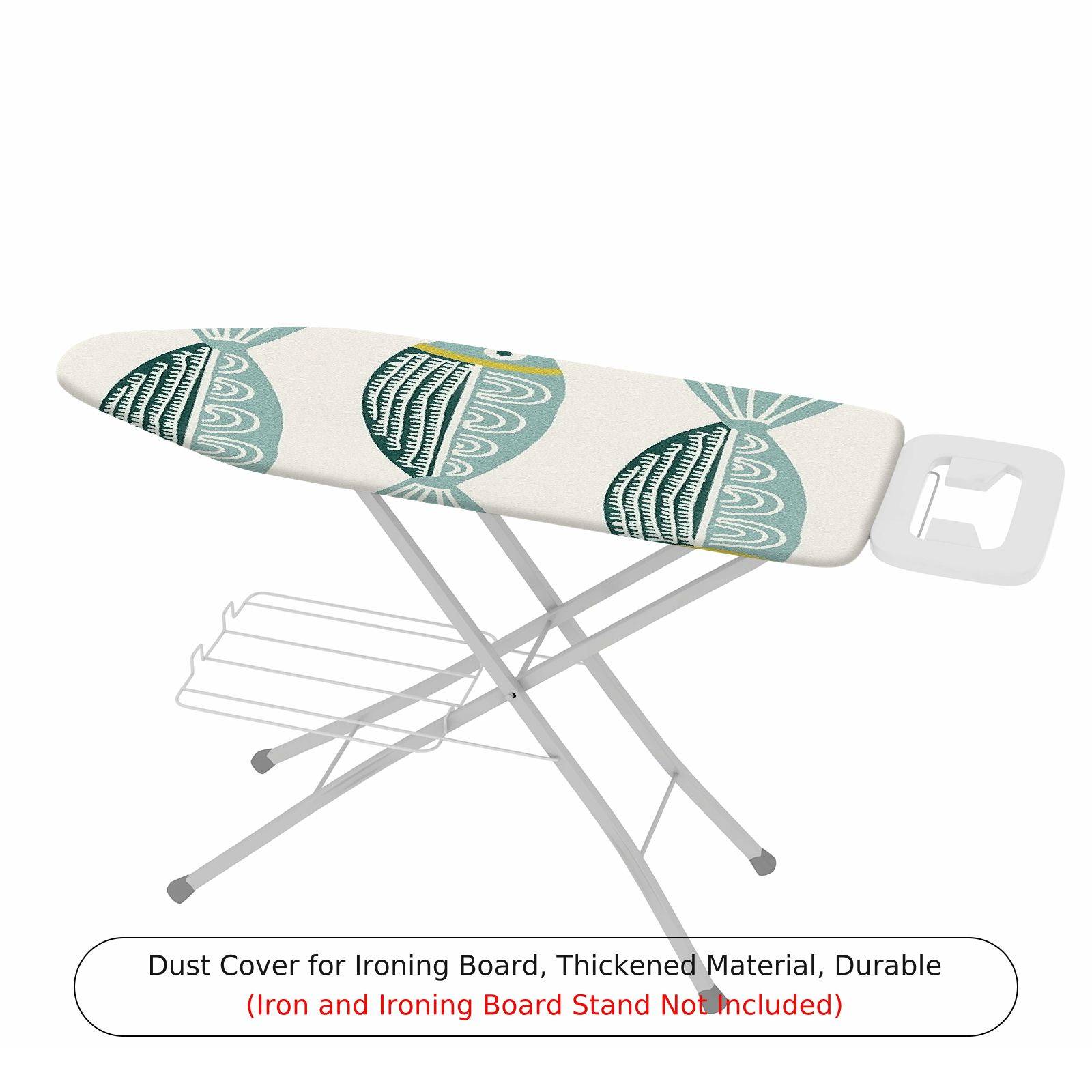 1-Piece Fish Pattern Blue Ocean  Ironing Board Cover, Universal Size, Without Board