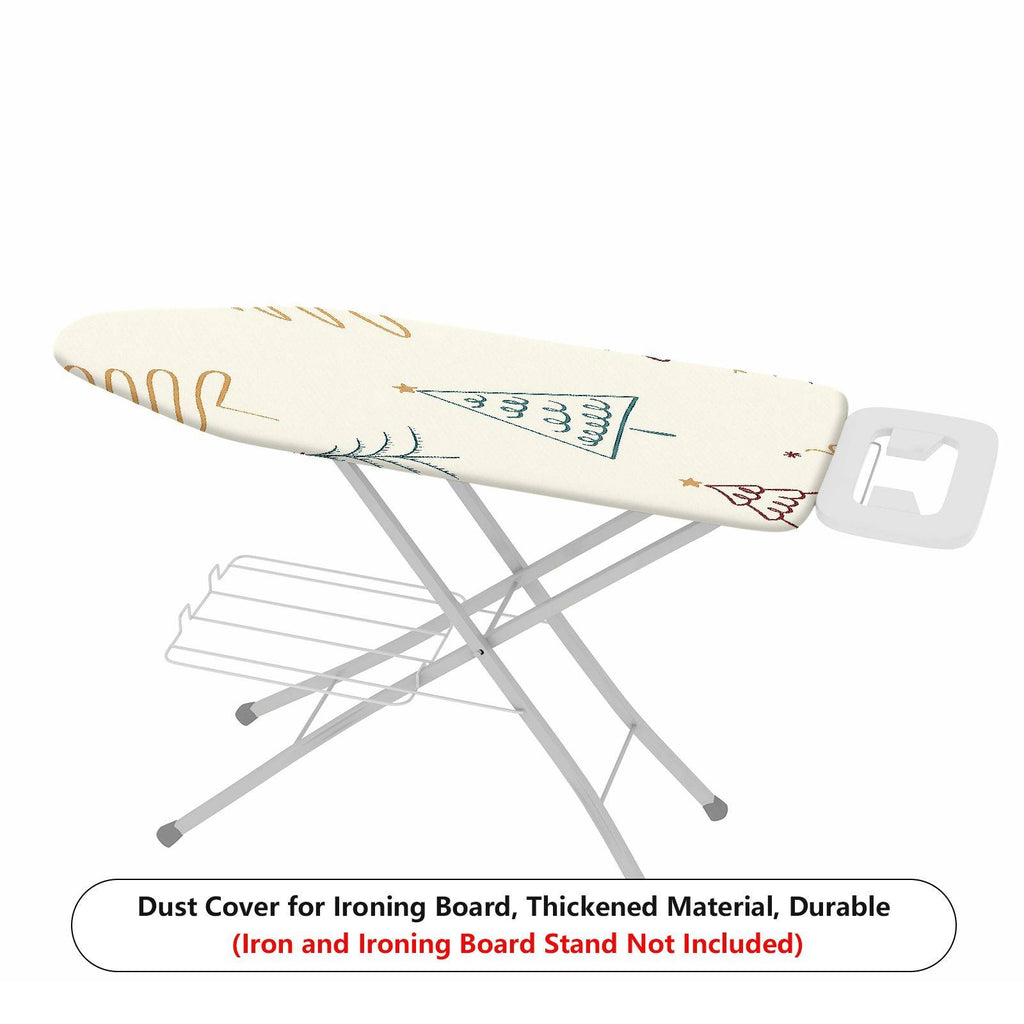 1-Piece Christmas Tree Pattern Festive Design Holiday Decoration  Ironing Board Cover, Universal Size, Without Board