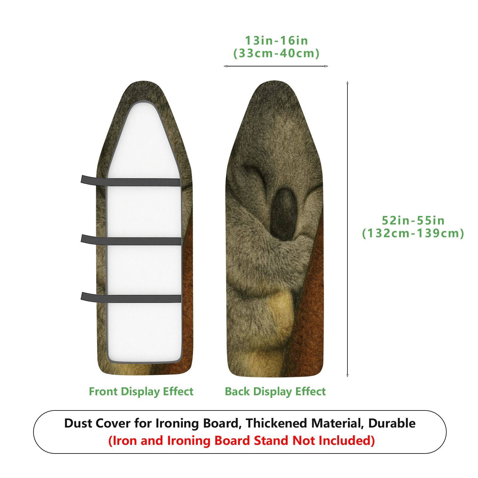 1-Piece Animal Fur Texture  Ironing Board Cover, Universal Size, Without Board