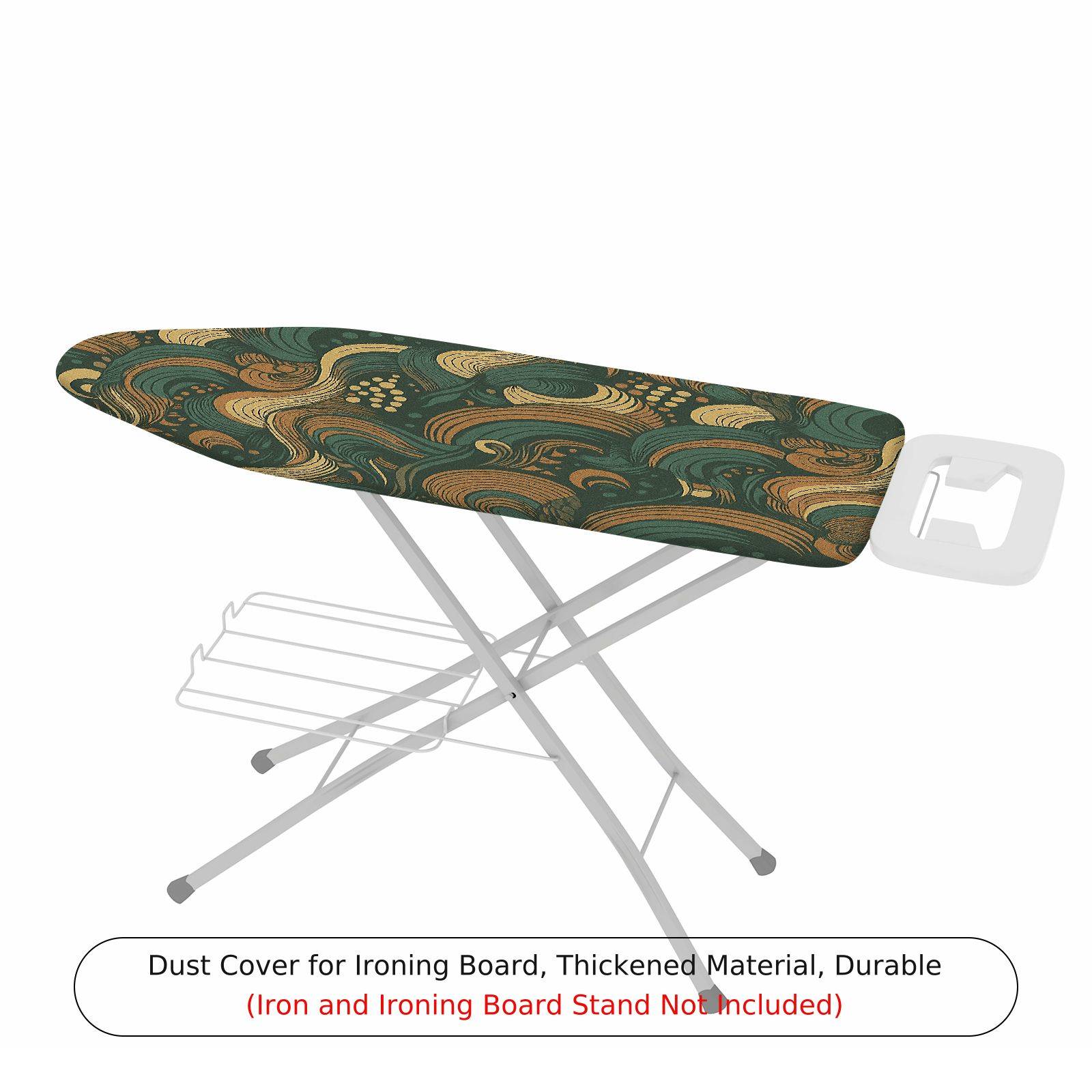 1-Piece Retro Wave Pattern Elegant  Ironing Board Cover, Universal Size, Without Board