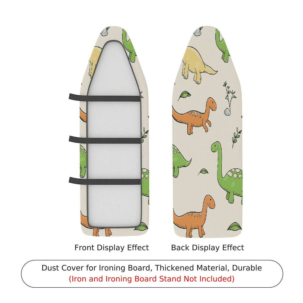 1-Piece Dinosaur  Animal Green  Ironing Board Cover, Universal Size, Without Board