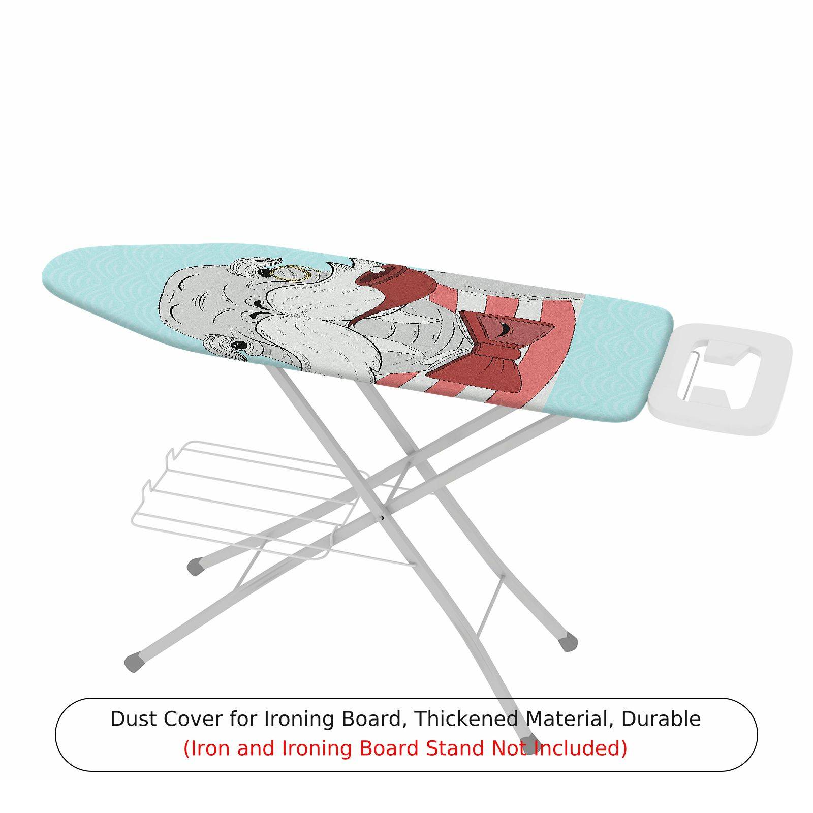 1-Piece Christmas Santa Claus  Ironing Board Cover, Universal Size, Without Board