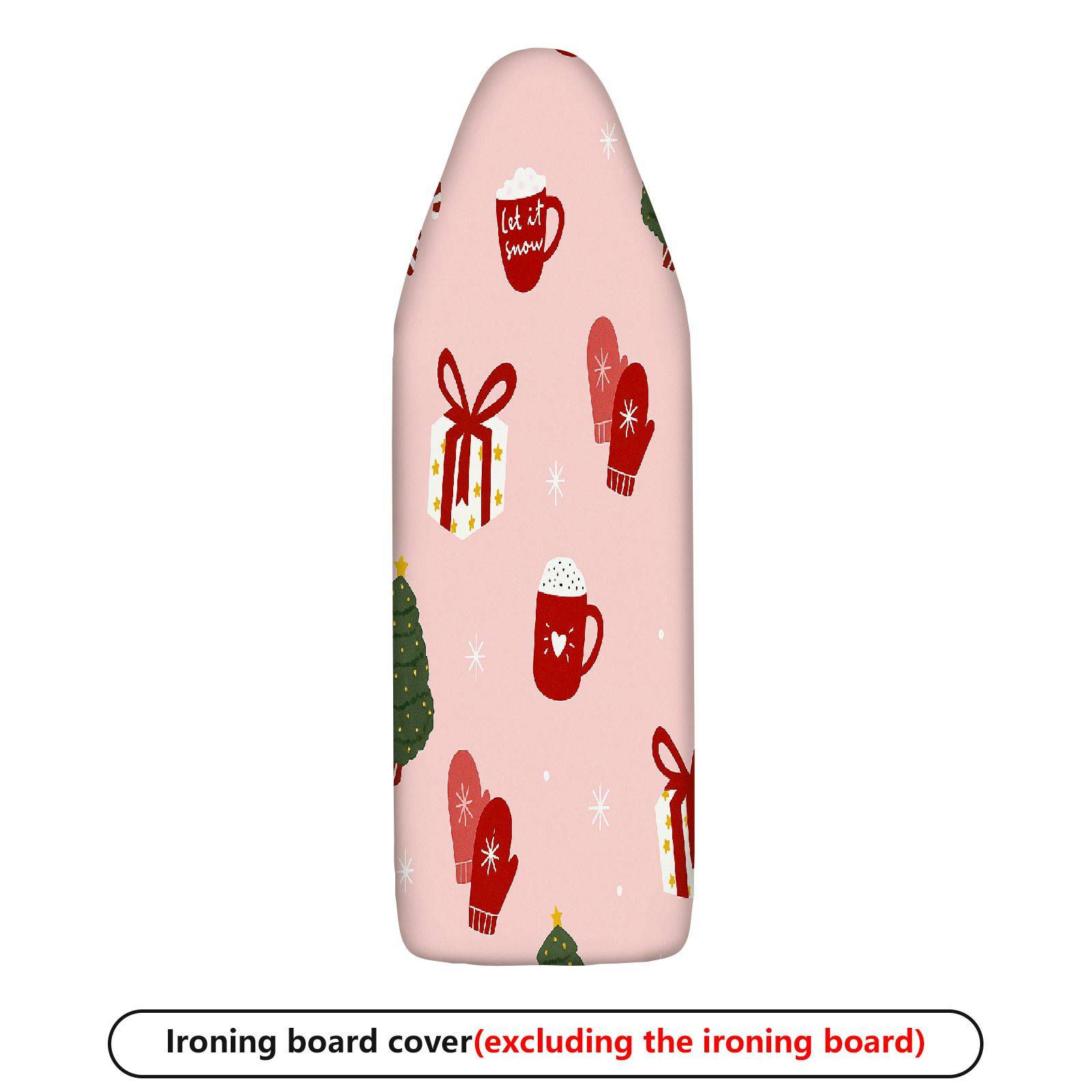 1-Piece Christmas Mug Gift Snowflake  Ironing Board Cover, Universal Size, Without Board