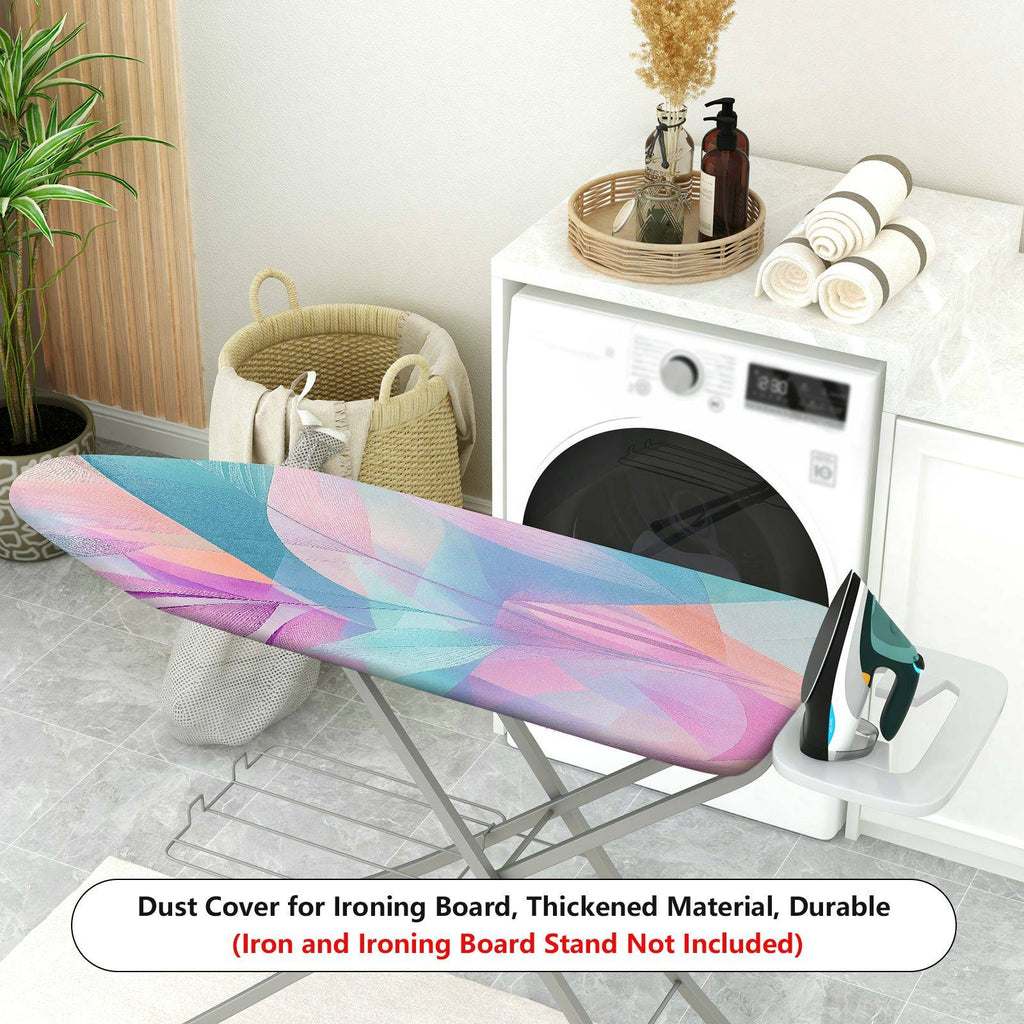 1-Piece Abstract Colorful Geometric Pattern  Ironing Board Cover, Universal Size, Without Board