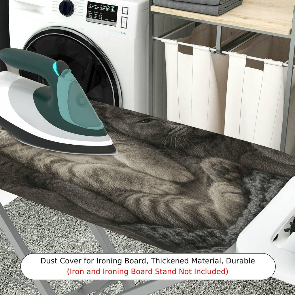 1-Piece Cat Animal Sleeping  Ironing Board Cover, Universal Size, Without Board