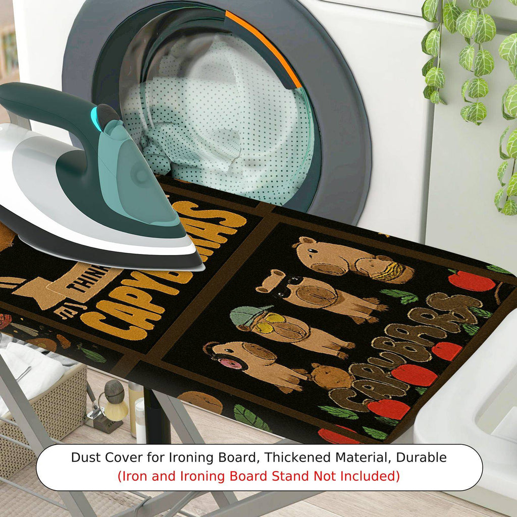 1-Piece Funny Animal Pattern  Capybara  Ironing Board Cover, Universal Size, Without Board