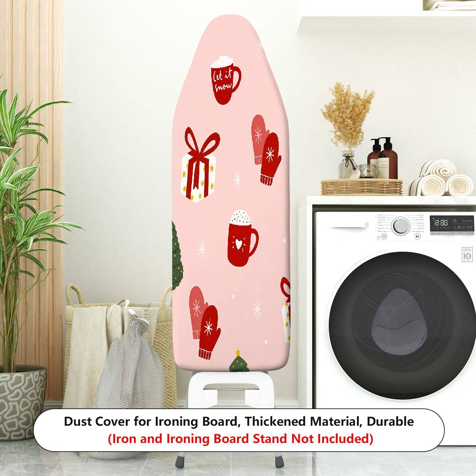 1-Piece Christmas Warm Mug Gift  Ironing Board Cover, Universal Size, Without Board
